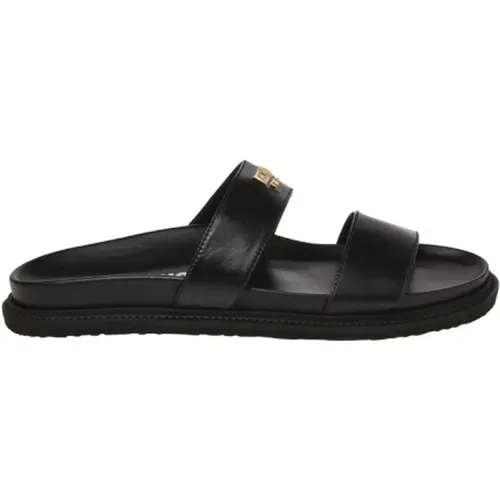 Schwarze Sandalen für Frauen , Herren, Größe: 40 EU - Moschino - Modalova