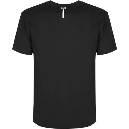 Herren Rundhals Bedrucktes T-Shirt - Les Hommes - Modalova