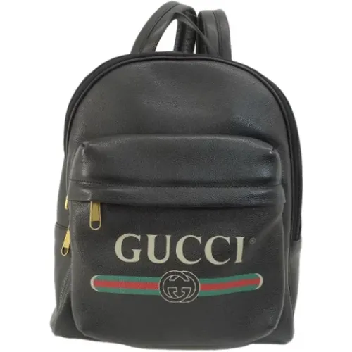 Pre-owned Leather backpacks , female, Sizes: ONE SIZE - Gucci Vintage - Modalova