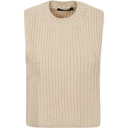 Sleeveless Wool Sweater , female, Sizes: XL, XS - Max Mara Weekend - Modalova
