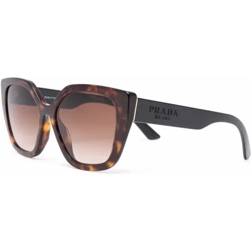 Braun/Havanna Sonnenbrille, vielseitig und stilvoll , Damen, Größe: 52 MM - Prada - Modalova