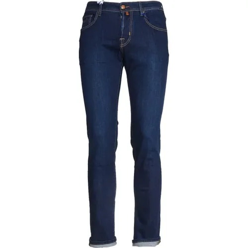 Mittelblaue Jeans für Herren , Herren, Größe: W38 - Jacob Cohën - Modalova