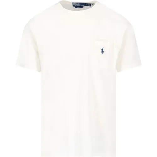 Weiße Polo T-Shirts und Polos für Männer , Herren, Größe: M - Ralph Lauren - Modalova