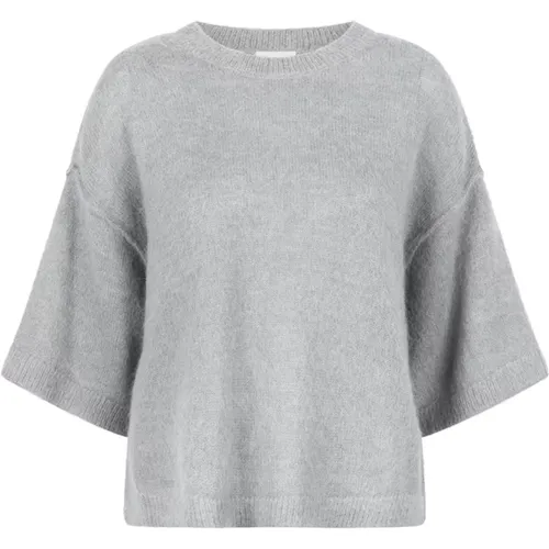 Lockerer Strickpullover Grau , Damen, Größe: S - Dante 6 - Modalova