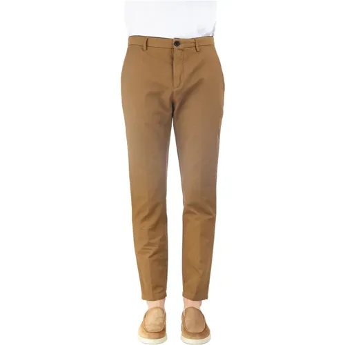 Braune Chino Hose , Herren, Größe: W35 - DEPARTMENT FIVE - Modalova