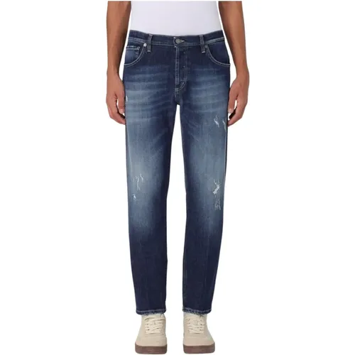 Denim Brighton Hose mit Distressed Details - Dondup - Modalova