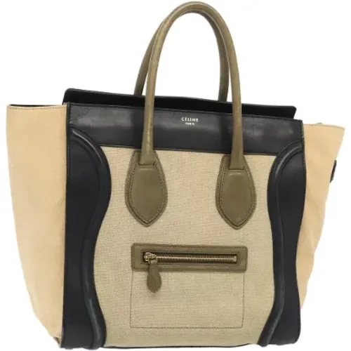 Pre-owned Canvas celine-bags , female, Sizes: ONE SIZE - Celine Vintage - Modalova