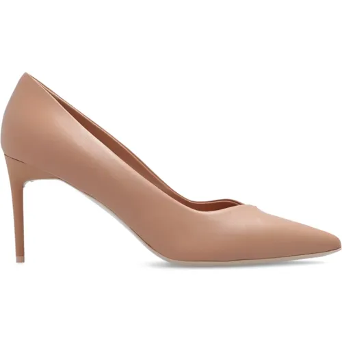 Leder Stiletto Pumps , Damen, Größe: 36 EU - Max Mara - Modalova