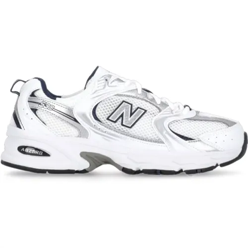 Weiße Ledersneakers mit ABZORB-Dämpfung , Herren, Größe: 37 EU - New Balance - Modalova