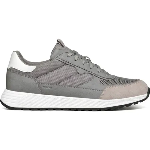 Stone Sneakers for Men , male, Sizes: 10 UK, 12 UK, 8 UK, 9 UK, 11 UK, 7 UK - Geox - Modalova