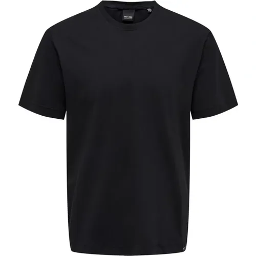 Casual T-Shirt , Herren, Größe: XL - Only & Sons - Modalova