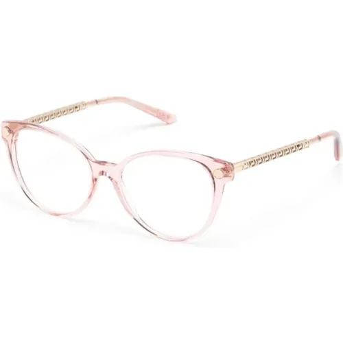 Rosa Optische Brille für den Alltag,Schwarze Optische Brille Klassischer Stil,Stilvolle Brille - Versace - Modalova
