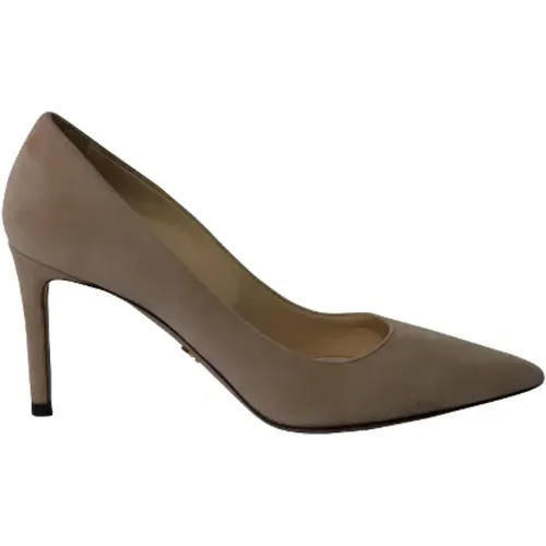 Pre-owned Suede heels , female, Sizes: 3 1/2 UK - Prada Vintage - Modalova