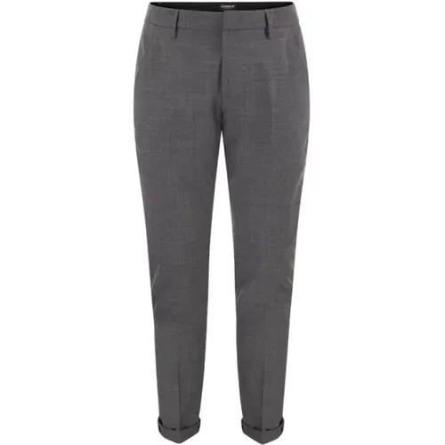 Gaubert - Wool-blend trousers , male, Sizes: W32, W30, W36, W38, W29, W40, W34, W35 - Dondup - Modalova