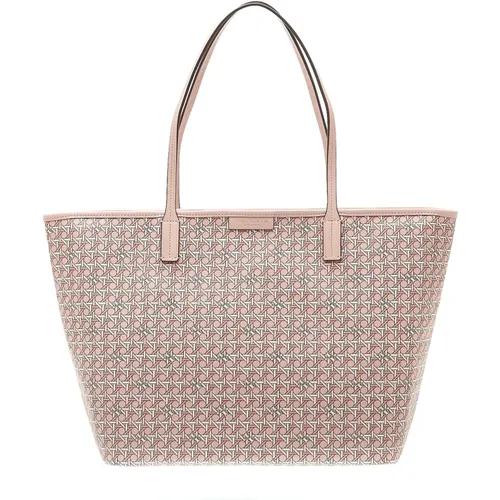 Stylish Zippered Shopping Bag , female, Sizes: ONE SIZE - TORY BURCH - Modalova