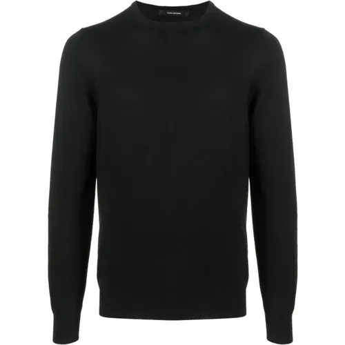 Sweaters - Girocollo Rasato , male, Sizes: 2XL, 4XL - Tagliatore - Modalova
