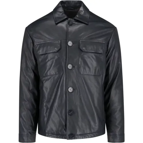 Schwarze Jacken für Männer - Emporio Armani - Modalova