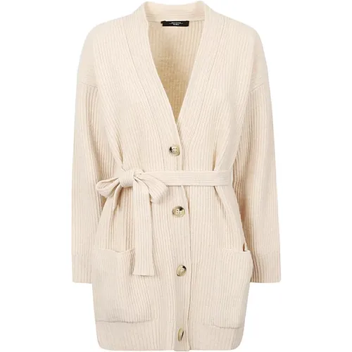 Beiger Wollmischung Kaschmir Cardigan - Max Mara Weekend - Modalova