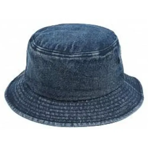 Denim Fisherman Hat with Logo Patch , male, Sizes: M - Diesel - Modalova