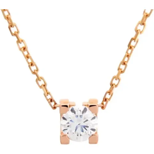 Pre-owned Rose Gold necklaces , female, Sizes: ONE SIZE - Cartier Vintage - Modalova