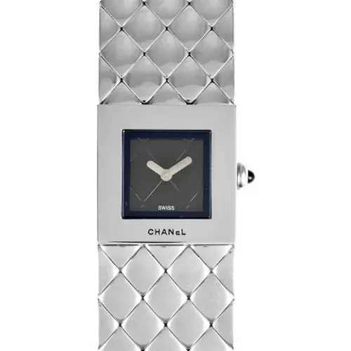 Pre-owned Stainless Steel watches , female, Sizes: ONE SIZE - Chanel Vintage - Modalova