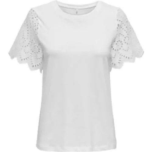 T-Shirt , Damen, Größe: S - Only - Modalova