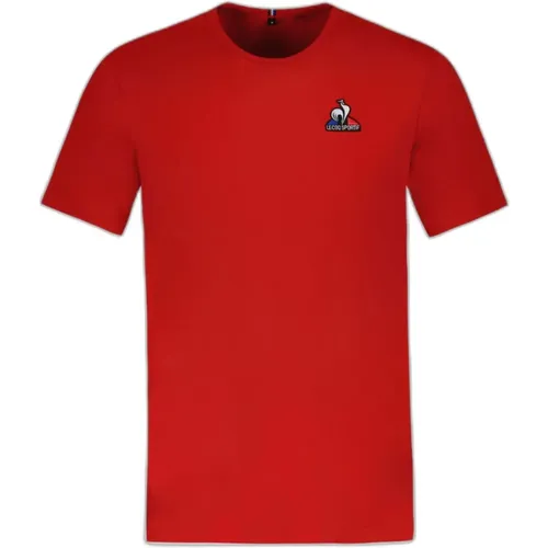 T-Shirt Essentiels N°4 , Herren, Größe: S - Le Coq Sportif - Modalova