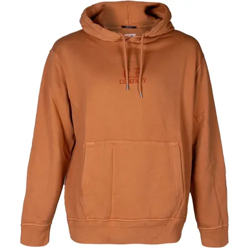 Hooded Cotton Sweatshirt Regular Fit , male, Sizes: M, 2XL - C.P. Company - Modalova