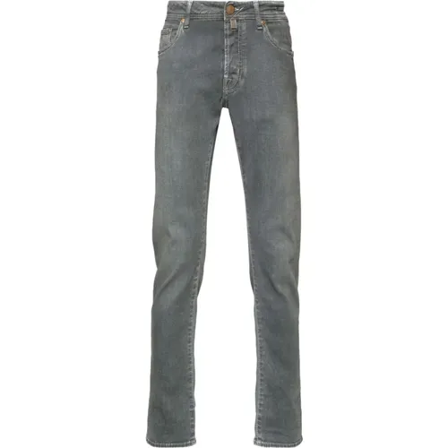 Slim Bard Jeans Stretch Cotton , male, Sizes: W32, W36, W31, W30, W34, W33 - Jacob Cohën - Modalova