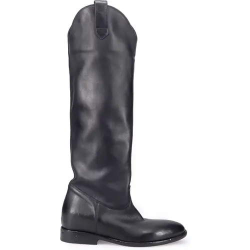 Leather Boots , female, Sizes: 3 UK - Strategia - Modalova