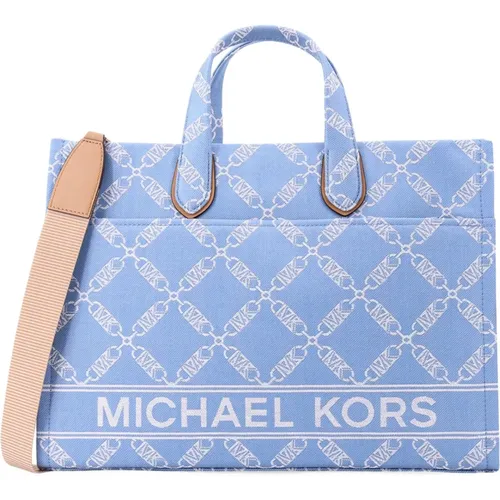 Blaue Handtasche mit Empire Logo Motif - Michael Kors - Modalova