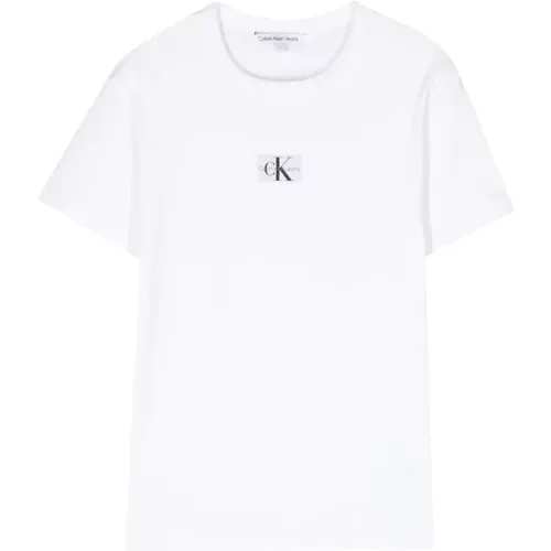 Weiße T-Shirts und Polos von Calvin Klein - Calvin Klein Jeans - Modalova