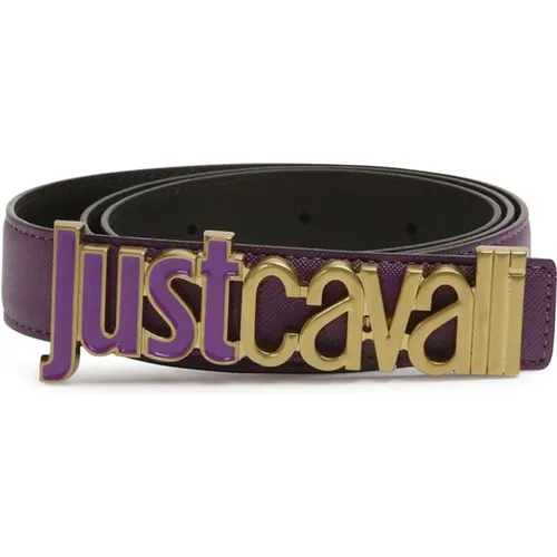 Women's Belt, Polyester and Leather , female, Sizes: 100 CM, 90 CM, 85 CM, 95 CM - Just Cavalli - Modalova