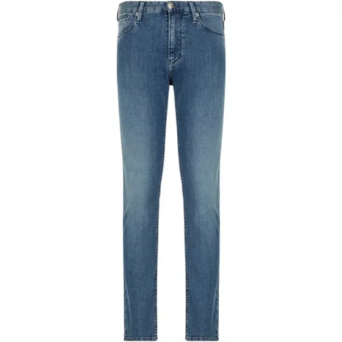 Slim-fit 5 Pocket Jeans , male, Sizes: W30 L32 - Emporio Armani - Modalova