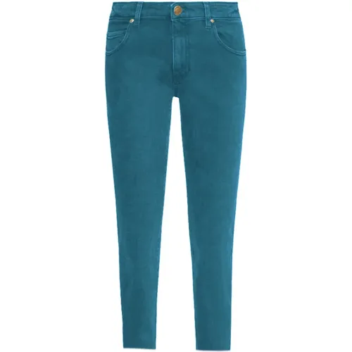Skinny Slim Blaue Jeans , Damen, Größe: W26 - pinko - Modalova