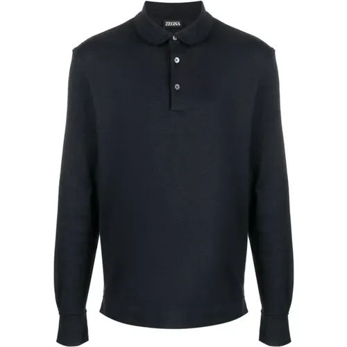 Cotton Polo Shirt, 100% Cotton , male, Sizes: XL - Ermenegildo Zegna - Modalova