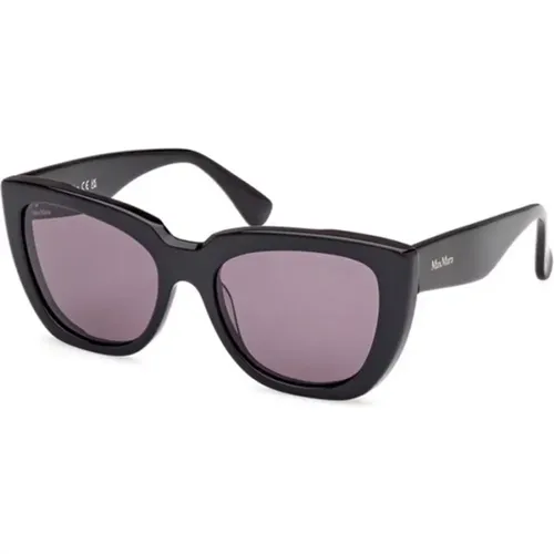 Shiny Smoke Sunglasses , unisex, Sizes: 54 MM - Max Mara - Modalova