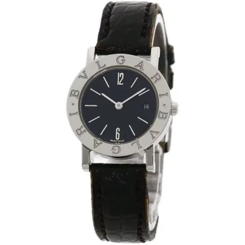 Pre-owned Stainless Steel watches , female, Sizes: ONE SIZE - Bvlgari Vintage - Modalova