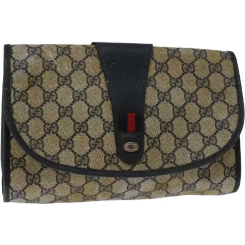 Pre-owned Canvas gucci-bags , female, Sizes: ONE SIZE - Gucci Vintage - Modalova