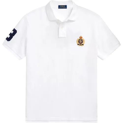 Casual Weißes Kurzarm-Poloshirt - Polo Ralph Lauren - Modalova