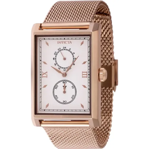 Vintage Men Quartz Watch , male, Sizes: ONE SIZE - Invicta Watches - Modalova