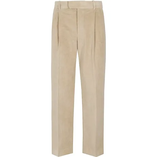 Corduroy Golfer Pants , male, Sizes: S, L - Drole de Monsieur - Modalova