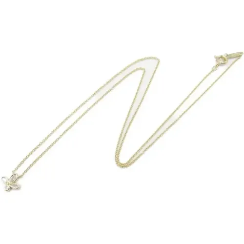 Pre-owned Gold necklaces , female, Sizes: ONE SIZE - Tiffany & Co. Pre-owned - Modalova