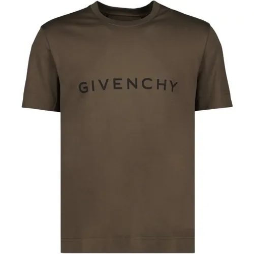 Logo Print T-Shirt , Herren, Größe: M - Givenchy - Modalova