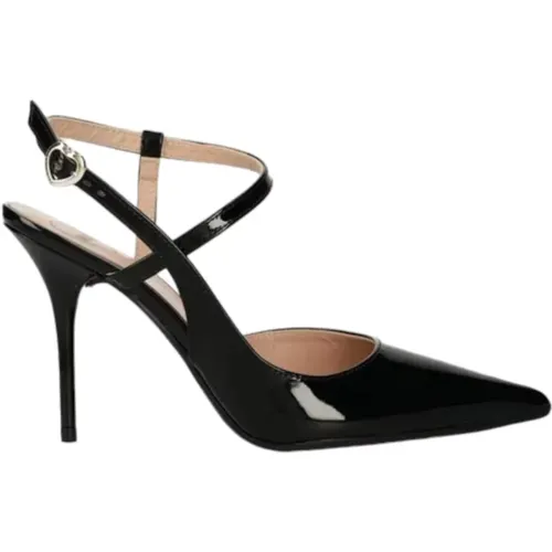 Stilvolle Sling Back Schuhe , Damen, Größe: 39 EU - Love Moschino - Modalova