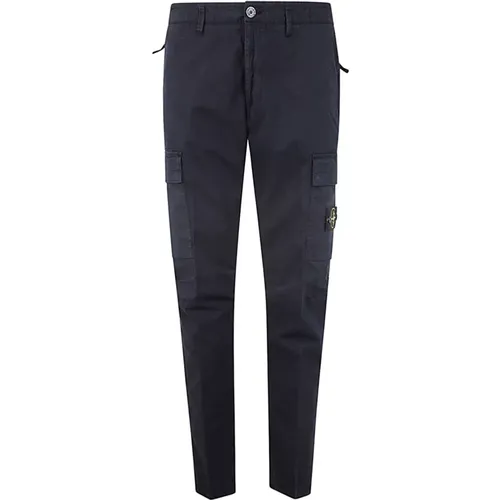 Marineblaue Regular Tapered Hose - Stone Island - Modalova