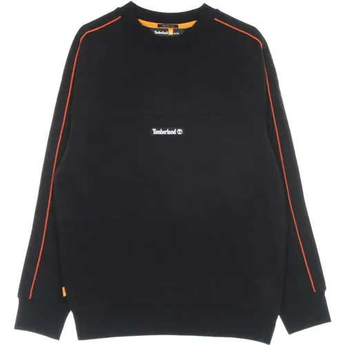 Leichter Crewneck Sweatshirt Schwarz , Herren, Größe: M - Timberland - Modalova