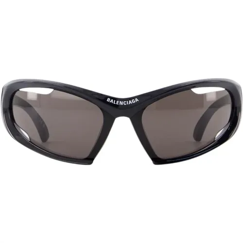 Schwarze Acetat Sonnenbrille - Balenciaga - Modalova