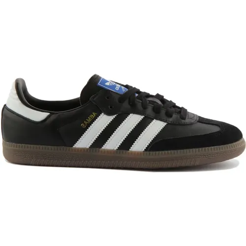 Samba Og White Unisex Trainers , male, Sizes: 11 1/3 UK, 7 1/3 UK, 5 1/3 UK, 12 UK, 6 UK, 9 1/3 UK, 8 UK, 2 UK, 4 UK, 4 2/3 UK, 10 UK, 2 2/3 UK, 8 2/3 - Adidas - Modalova