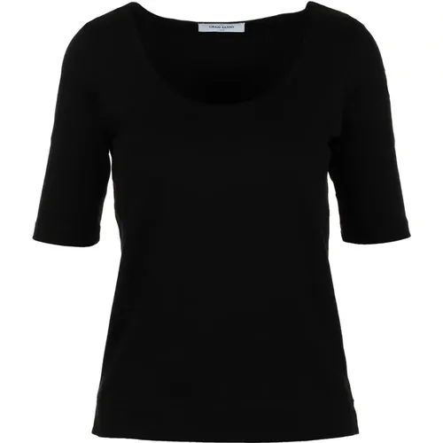 Schwarze Pullover Kollektion , Damen, Größe: M - Gran Sasso - Modalova